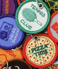 Hightide Retro Stitch Work Keychain Bicycle