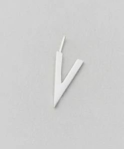 Design Letters 16mm Matt Silver Archetype Initial Charm 47 Design Letters 16mm Matt Silver Archetype Initial Charm