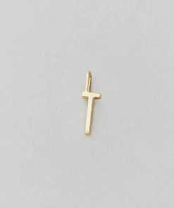 Design Letters 10mm Gold Archetype Shiny Initial Charm 42 Design Letters 10mm Gold Archetype Shiny Initial Charm