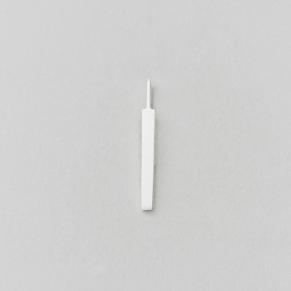 Design Letters 16mm Matt Silver Archetype Initial Charm 9 Design Letters 16mm Matt Silver Archetype Initial Charm