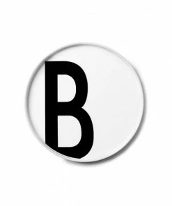 Design Letters White Porcelain Plate