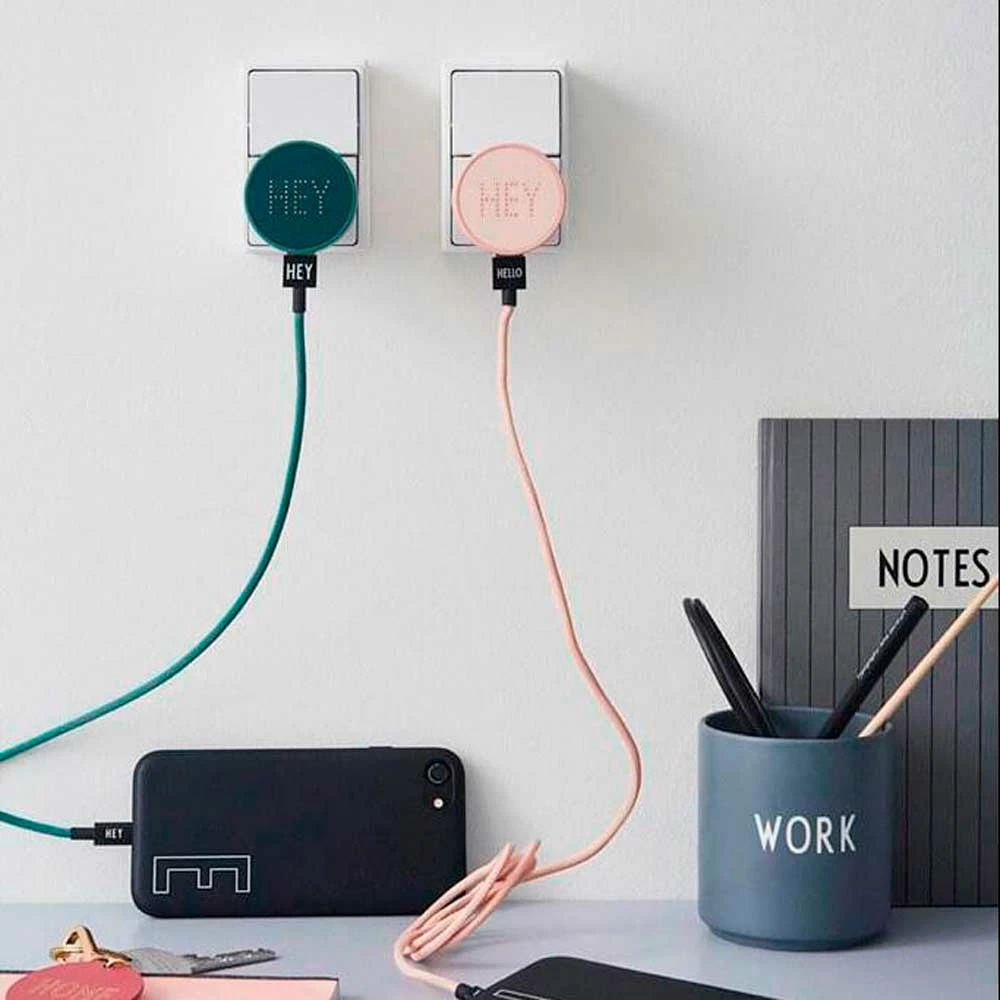 Design Letters 1m Dustyblue Mycable iPhone Cable 4 Design Letters 1m Dustyblue Mycable iPhone Cable