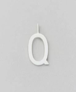 Design Letters 16mm Matt Silver Archetype Initial Charm 42 Design Letters 16mm Matt Silver Archetype Initial Charm