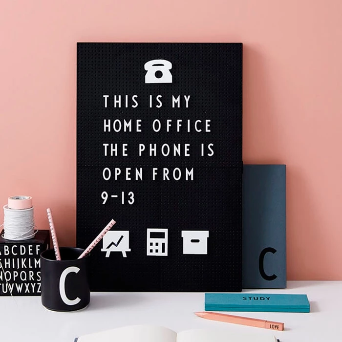 Design Letters Office Icons Black For Message Board 5 Design Letters Office Icons Black For Message Board
