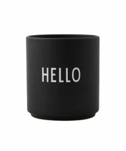 Design Letters Black Occasion Favourite Cup in Hello Print