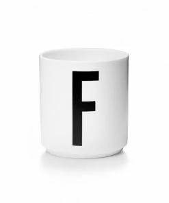 Design Letters White Porcelain Cup