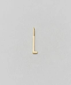 Design Letters 10mm Gold Archetype Shiny Initial Charm 35 Design Letters 10mm Gold Archetype Shiny Initial Charm