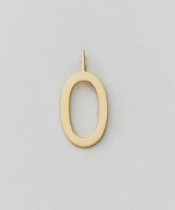 Design Letters 16mm Matt Gold Archetype Initial Charm 40 Design Letters 16mm Matt Gold Archetype Initial Charm