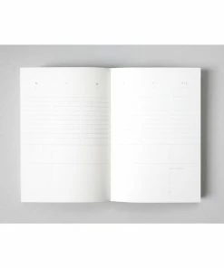 Ola Limited Edition Medium Layflat Weekly Planner, Blocks Print in Green - Calendar Insert 2021/2022